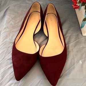 Nine West Flats: Size 9M, Maroon